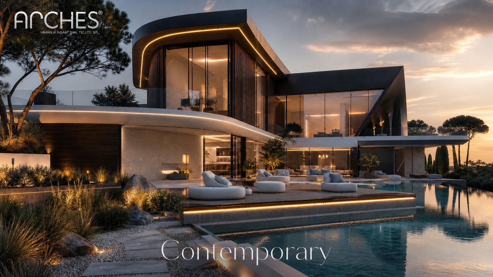 Meshy AI Contemporary Villa Banner clean