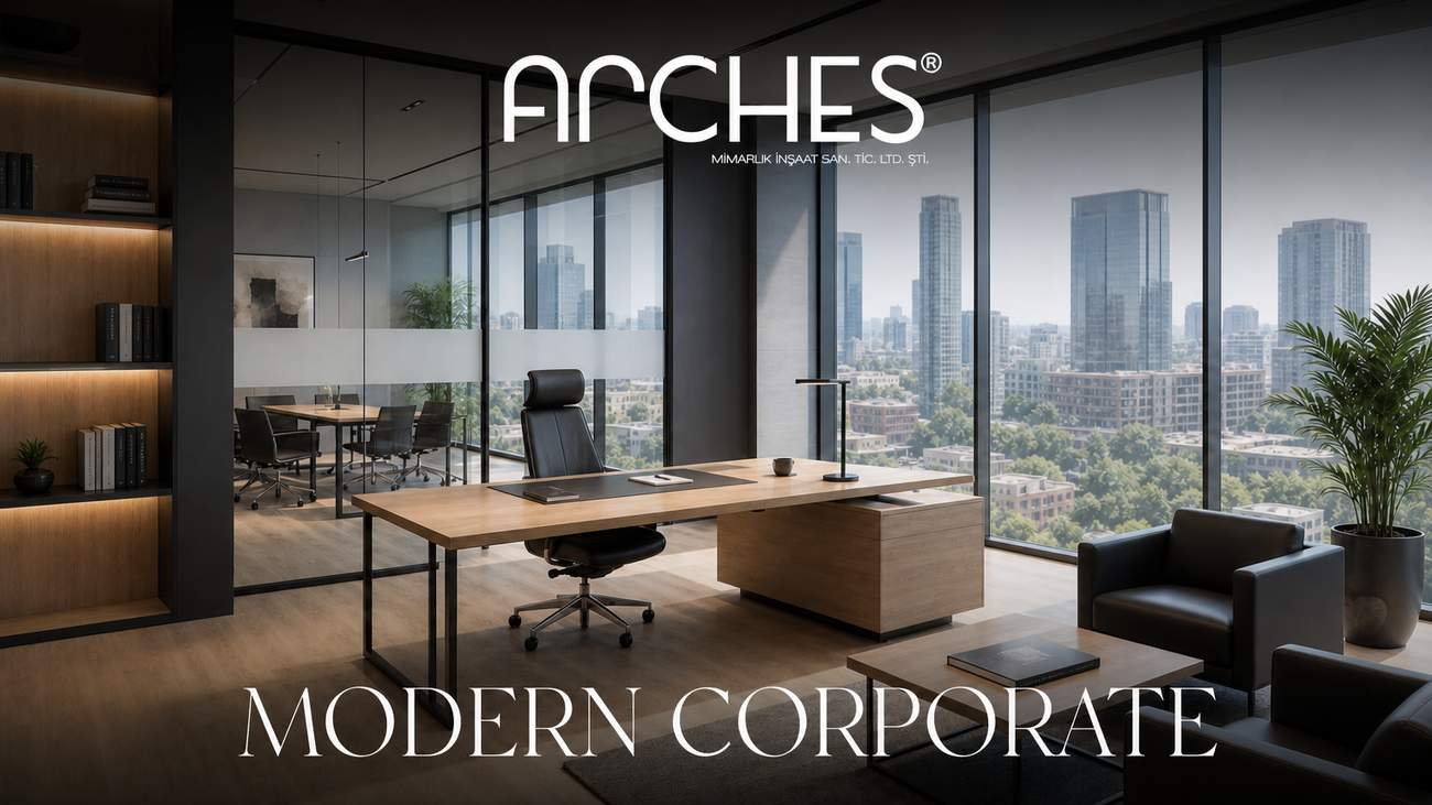 Meshy AI arches office exec banner web
